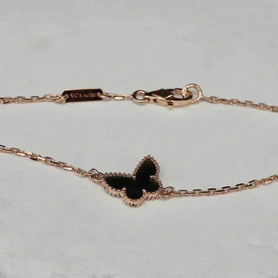 ˇGilded EraˇBUTTERFLY ONYX  BUTTERFLY BRACELET