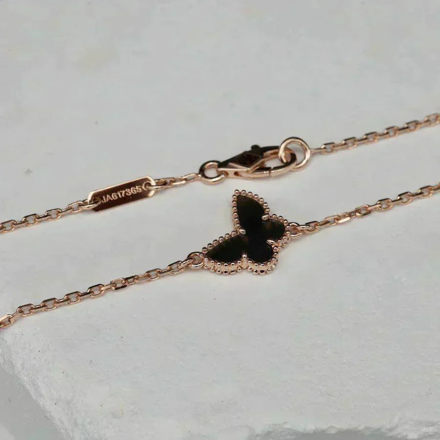 ˇGilded EraˇBUTTERFLY ONYX  BUTTERFLY BRACELET
