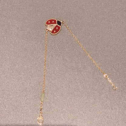 ˇGilded EraˇLUCKY SPRING 1 MOTIF PINK GOLD BRACELET