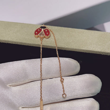 ˇGilded EraˇLUCKY SPRING 1 MOTIF PINK GOLD BRACELET