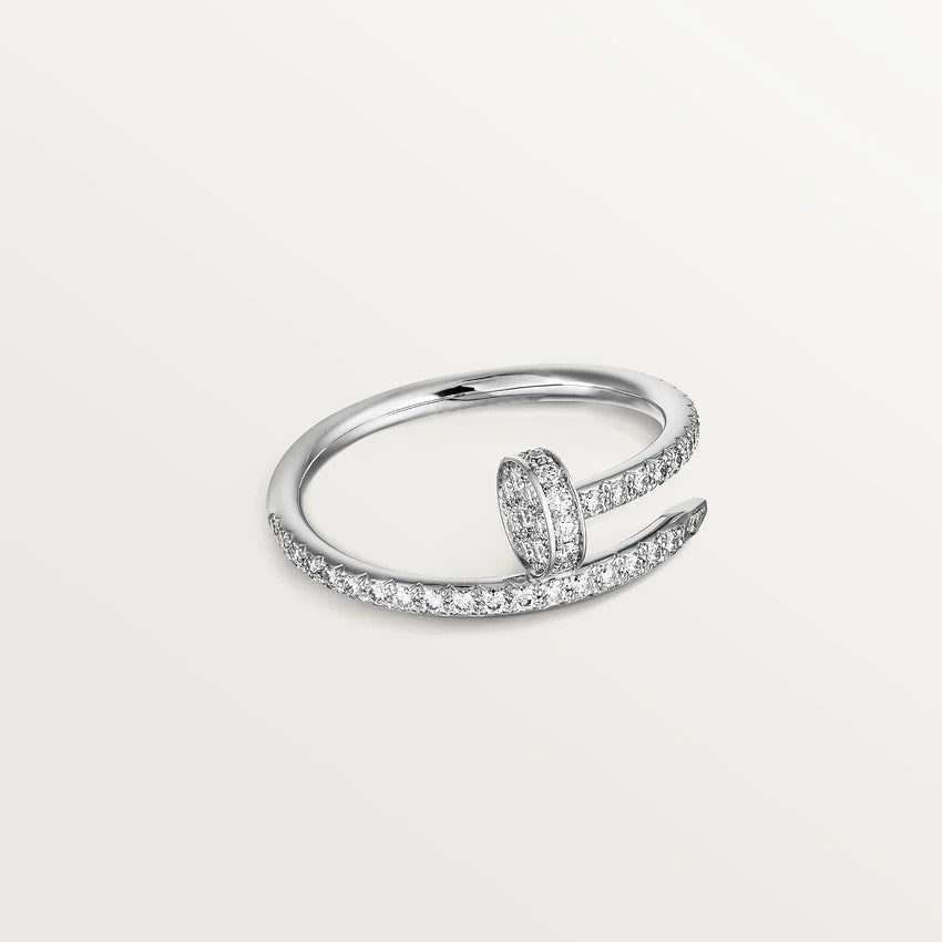ˇGilded EraˇJUSTE RING 1.8MM SILVER DIAMONDS
