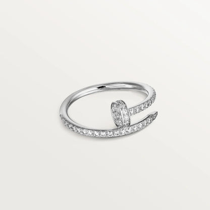 ˇGilded EraˇJUSTE RING 1.8MM SILVER DIAMONDS