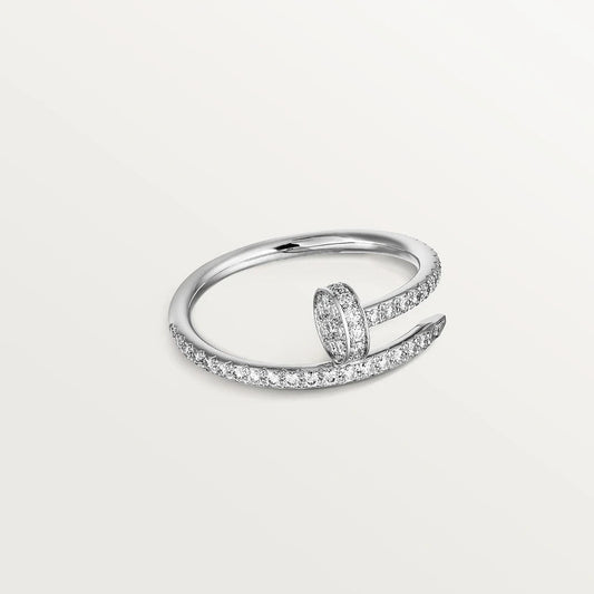 ˇGilded EraˇJUSTE RING 1.8MM SILVER DIAMONDS
